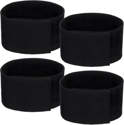 4pcs black boot straps - black,